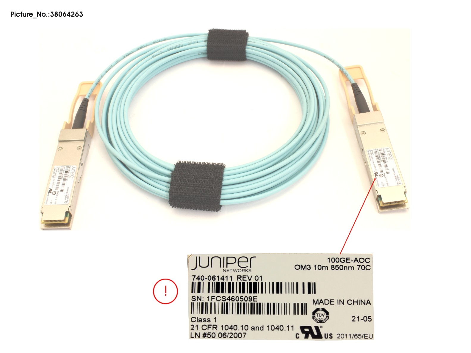 100G DIRECT ATTACHED CABLE(AOC, 10M, 1PA 100G DIRECT ATTACHED CABLE(AOC, 10M, 1PA