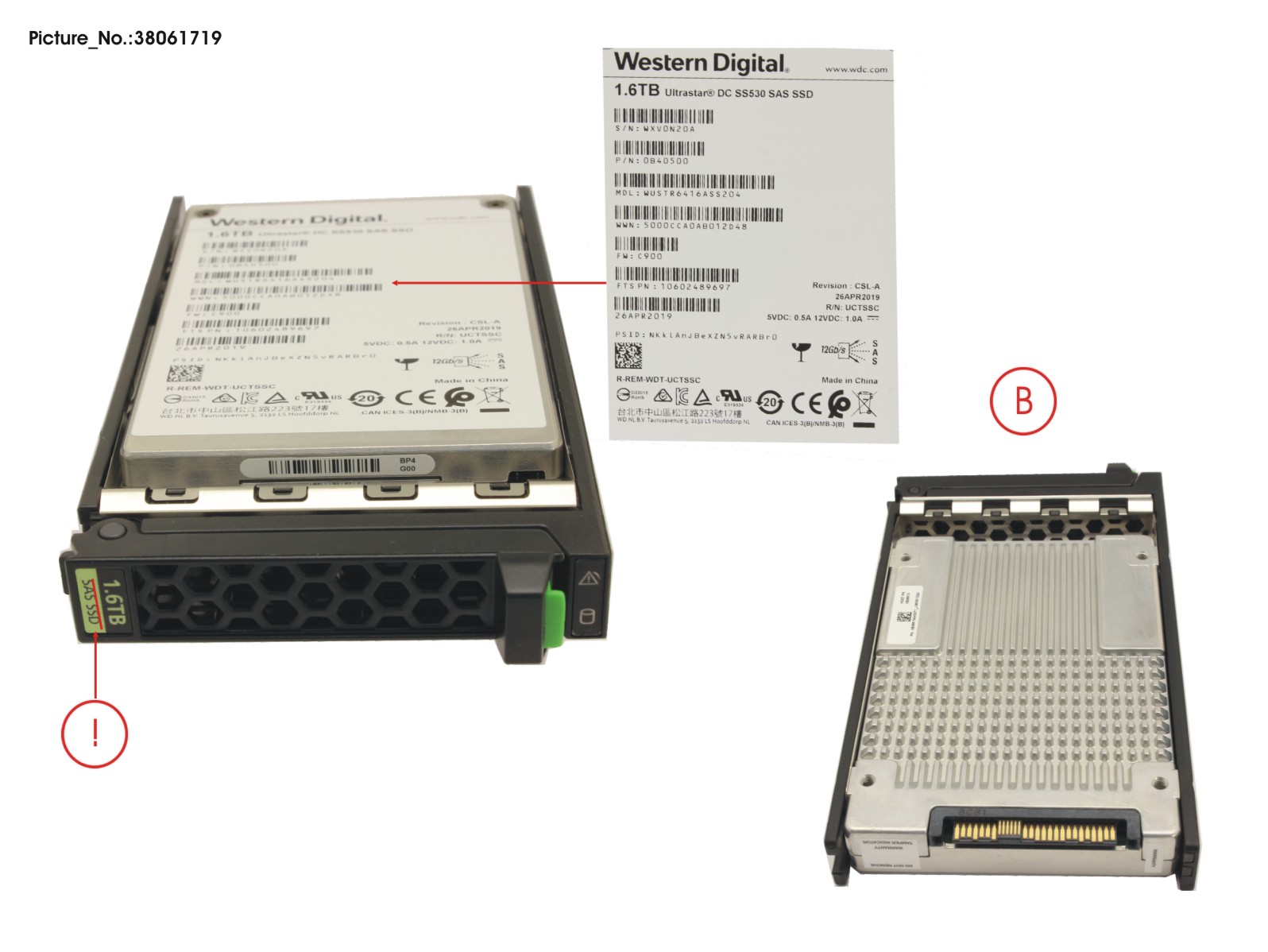 SSD SAS 12G 1.6TB MIXED-USE 2.5 H-P EP