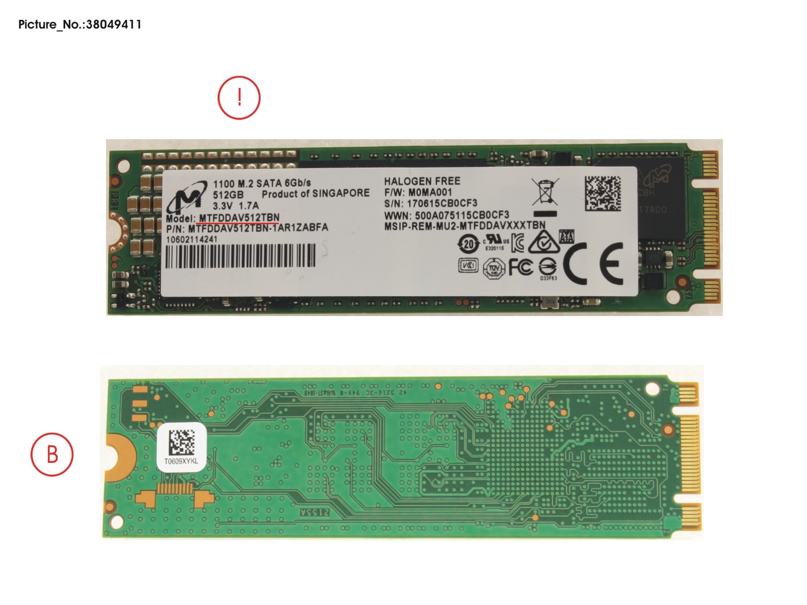 SSD S3 M.2 2280 512GB