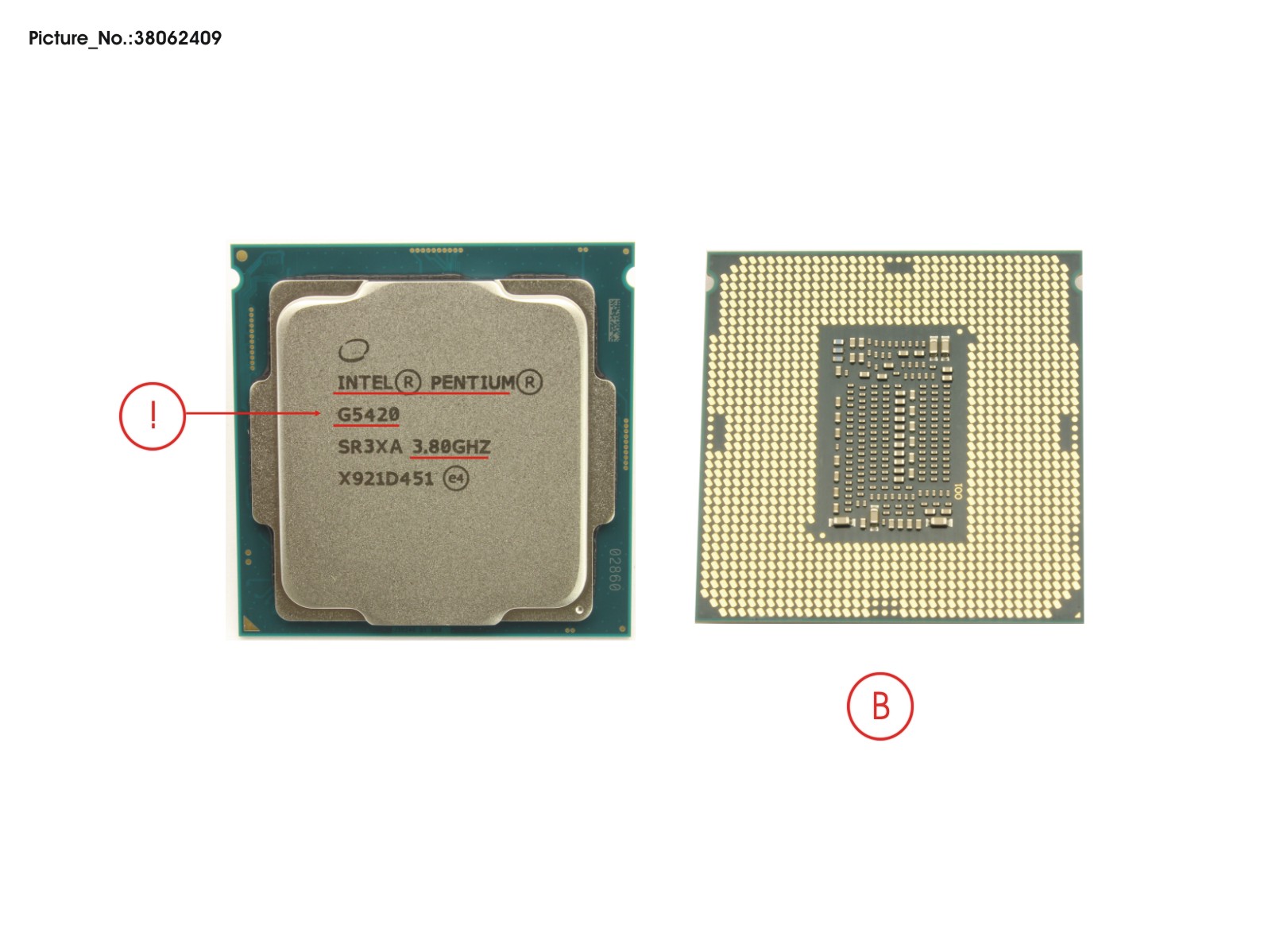 CPU PENTIUM G5420 3.8GHZ 58W U0