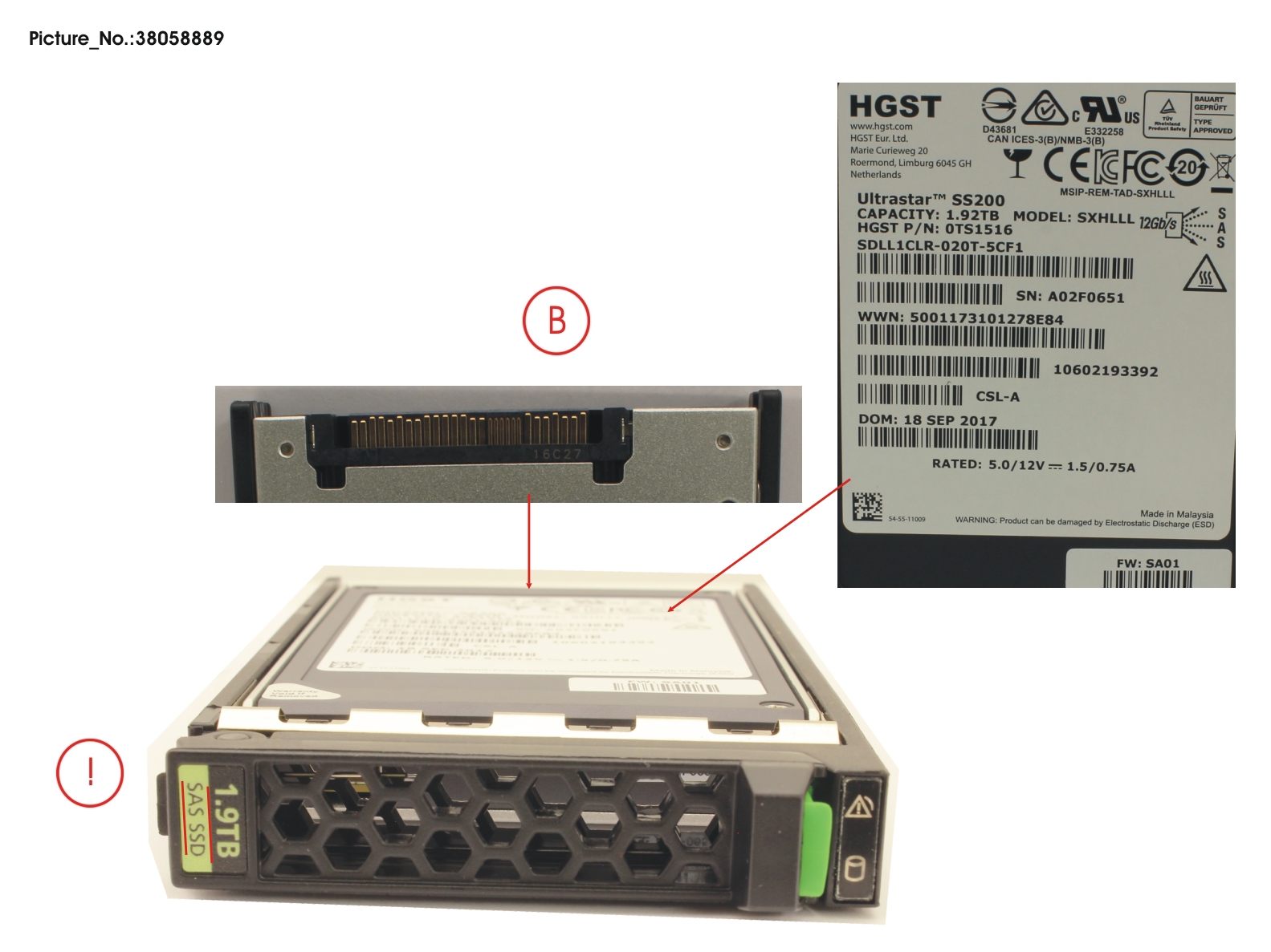 SSD SAS 12G 1.92TB READ-INT. 2.5 H-P EP