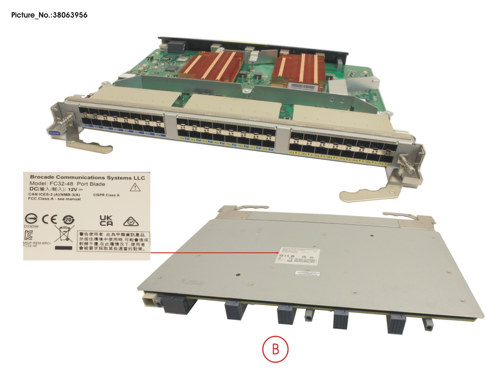 FRU,PORT BLADE,48P,X6,0 SFP