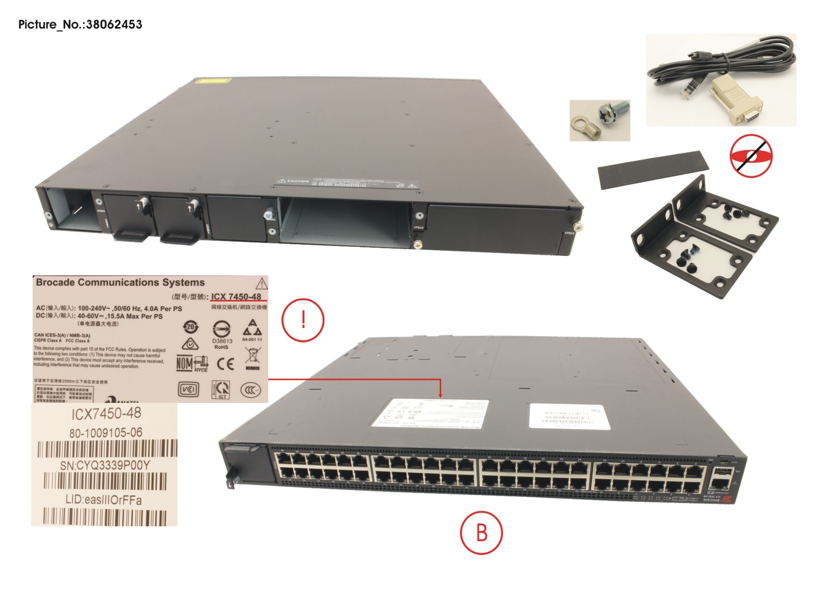 BROCADE ICX7450-48 STOCK UNIT