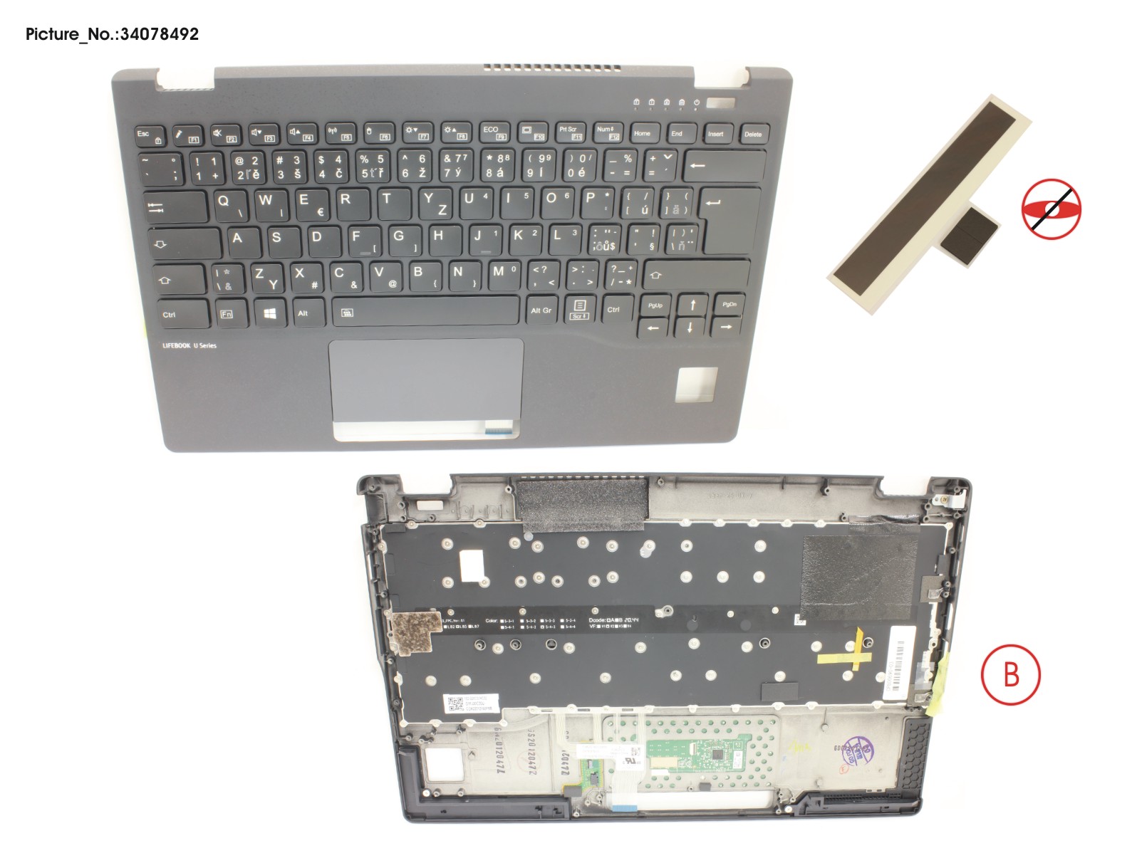 UPPER ASSY INCL. KB CZECH W/PV(TBT) UPPER ASSY INCL. KB CZECH W/PV(TBT)