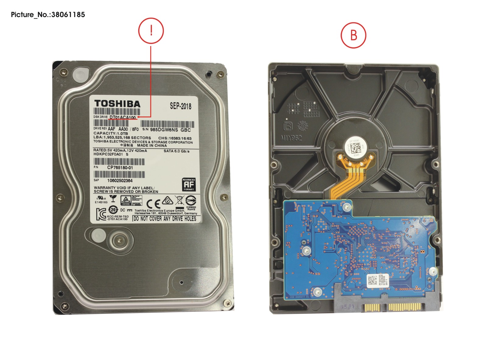 HDD 1TB SATA S3 7.2K 3.5 64M