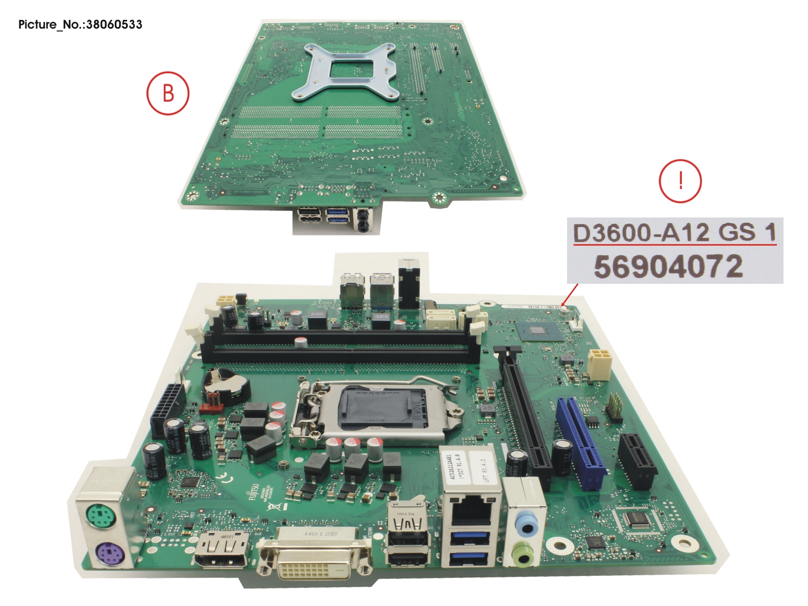 FUJITSU MAINBOARD D3600A