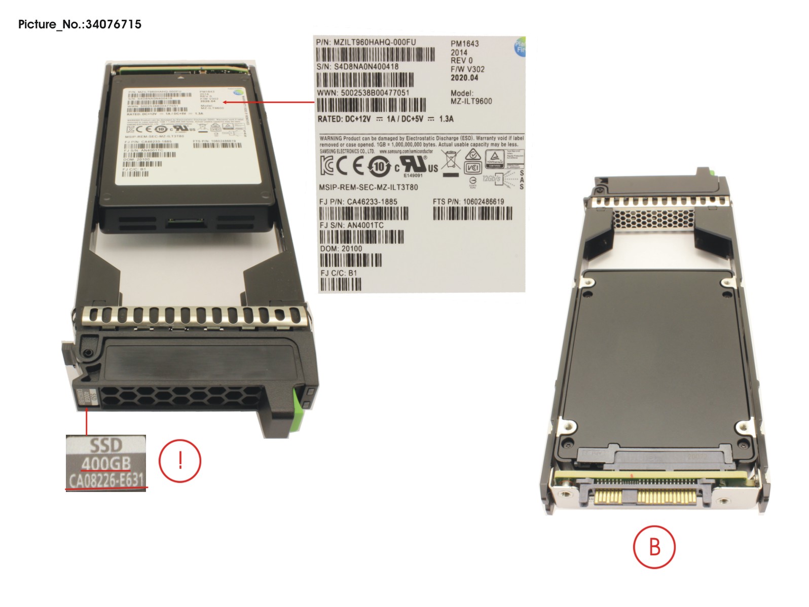 DX S3/S4 SSD SAS 2.5 400GB DWPD3 12G