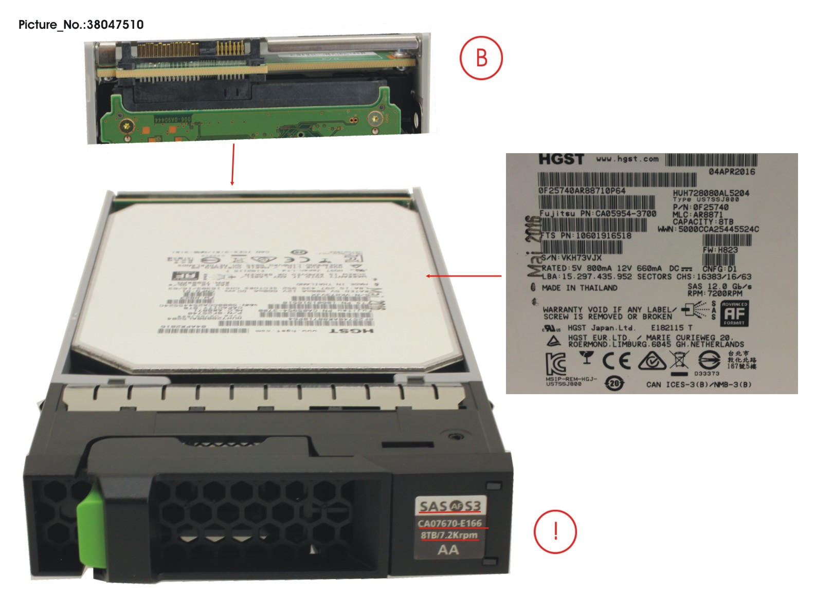 DX S3 HD NLSAS 8TB 7.2 3.5 AF