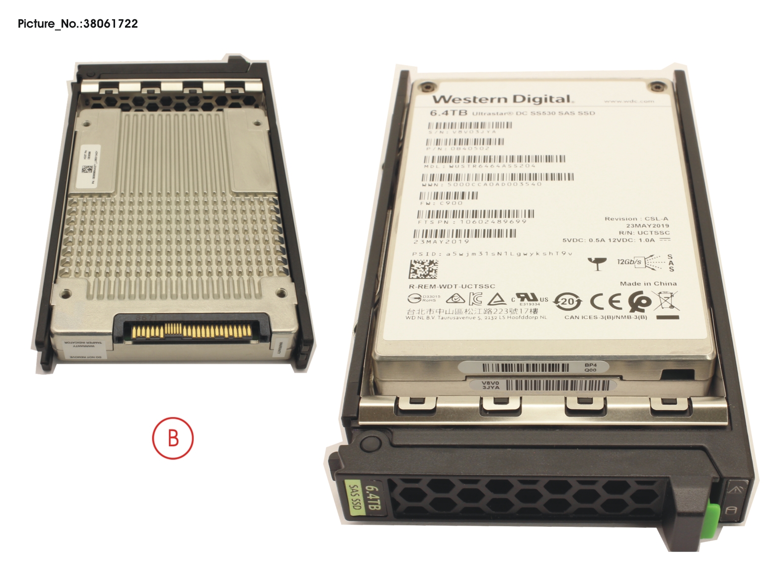 SSD SAS 12G 6.4TB MIXED-USE 2.5 H-P EP