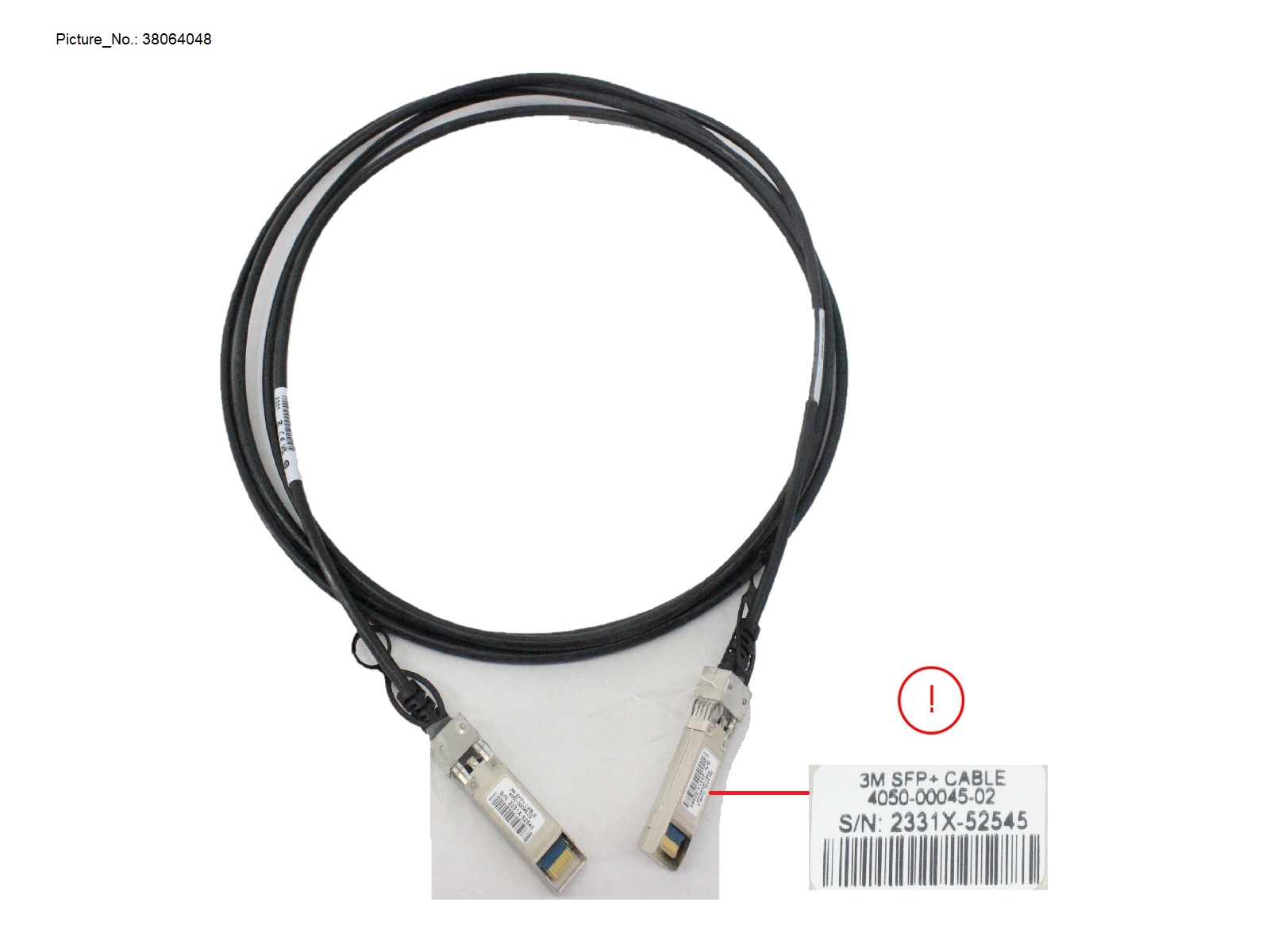 10G SFP+ DAC CABLE, PASV COPPER, 3M