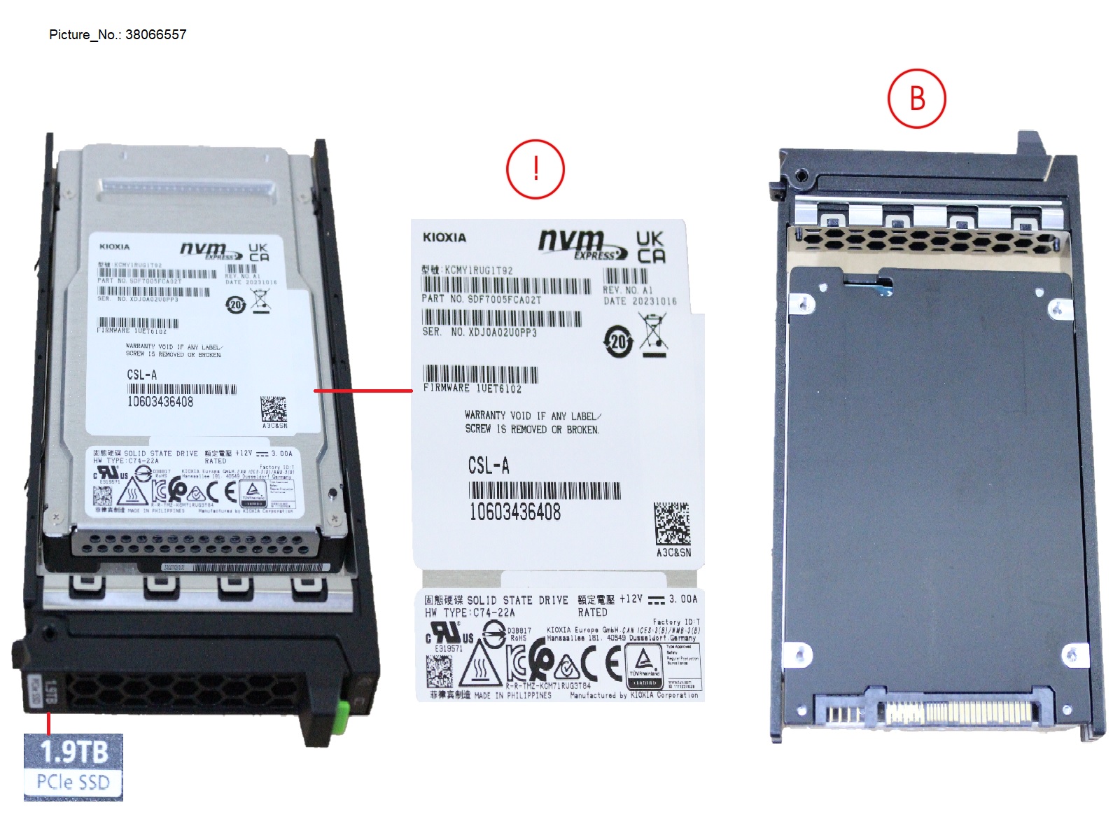 SSD PCIE5 SFF RI 1.92TB