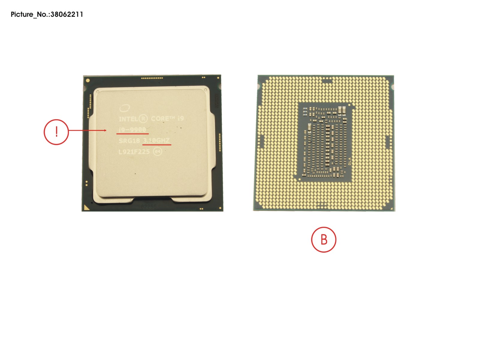 CPU CORE I9-9900 3.1GHZ 65W