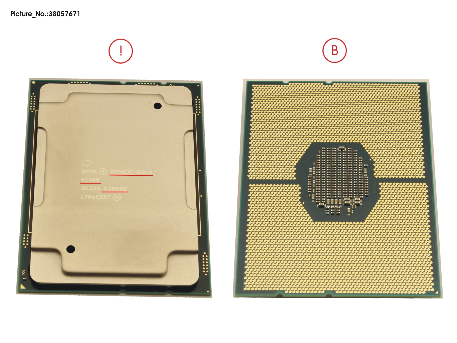 CPU XEON GOLD 6134M 3,2GHZ 130W
