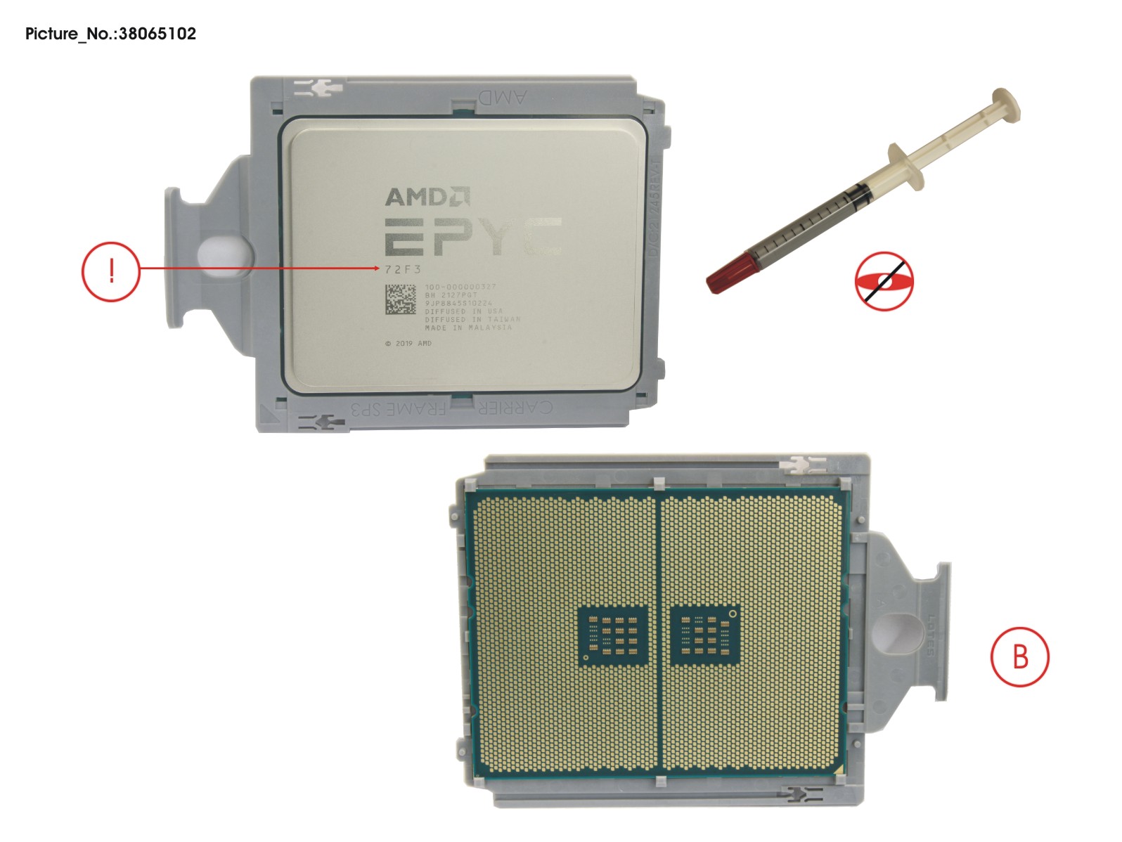 CPU SPARE AMD EPYC 72F3