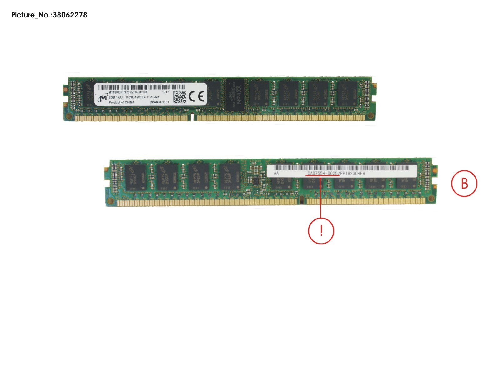 FUJITSU DX100/200 S3/S4 CACHEMEM 8GB 1X DIMM