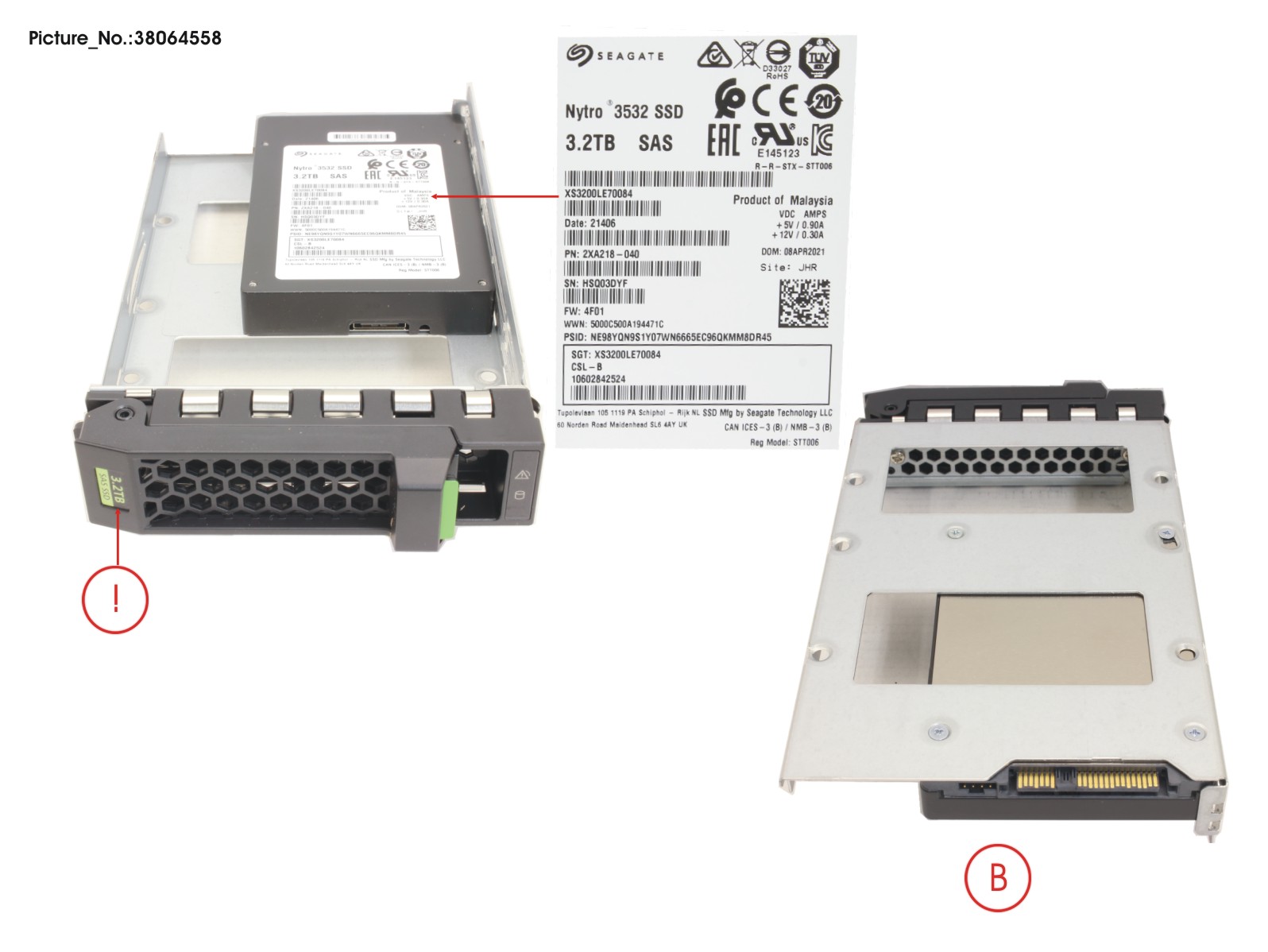 FUJITSU SSD SAS 12G MU 3.2TB IN LFF SLIM FUJITSU SSD SAS 12G MU 3.2TB IN LFF SLIM