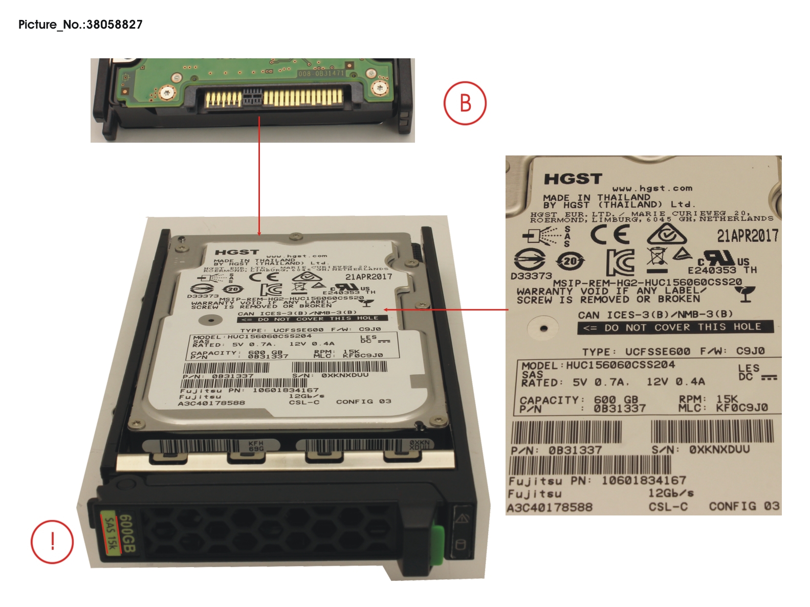 HD SAS 12G 600GB 15K HOT PL 2.5 EP