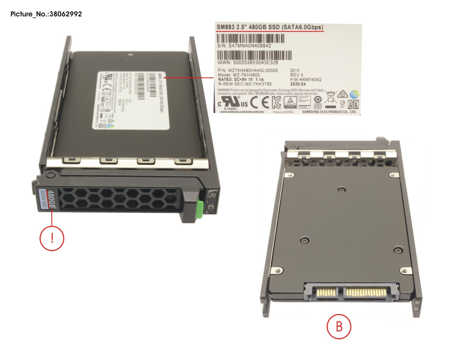 SSD SATA 6G 480GB MIXED-USE 2.5 H-P EP