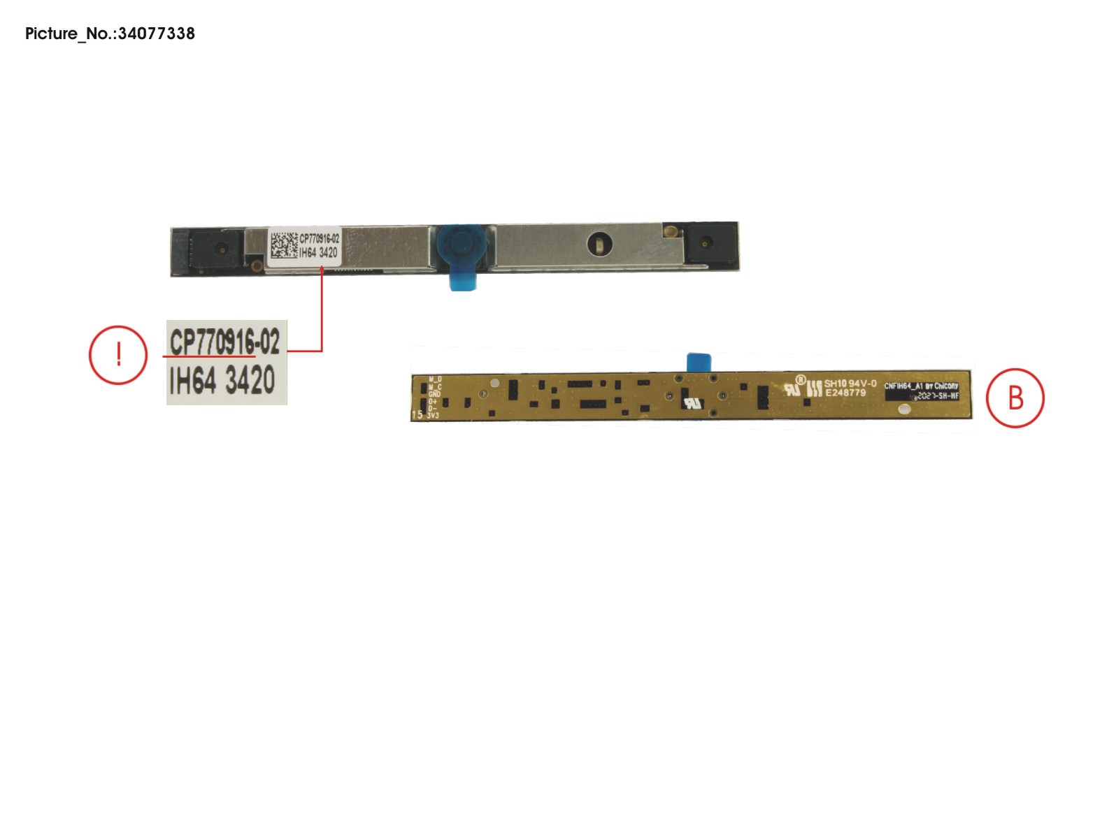 CAMERA MODULE (HD) W/2MIC