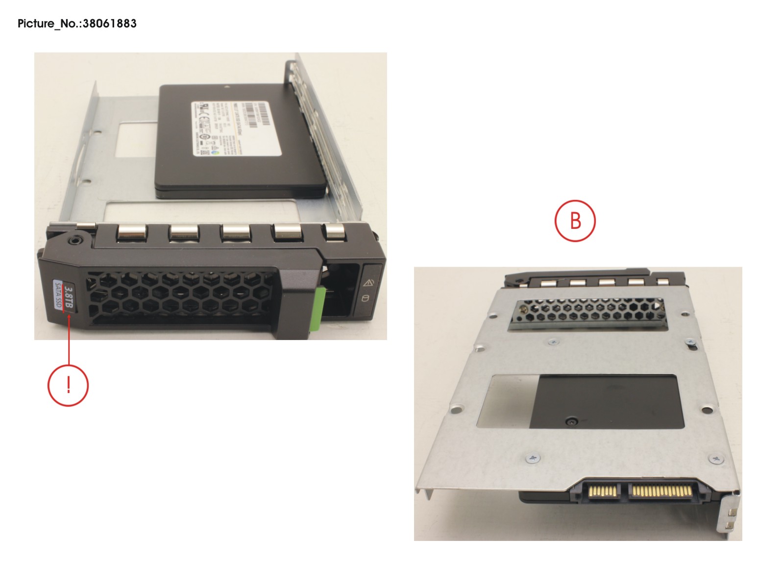 SSD SATA 6G 3.84TB READ-INT. 3.5 PM883