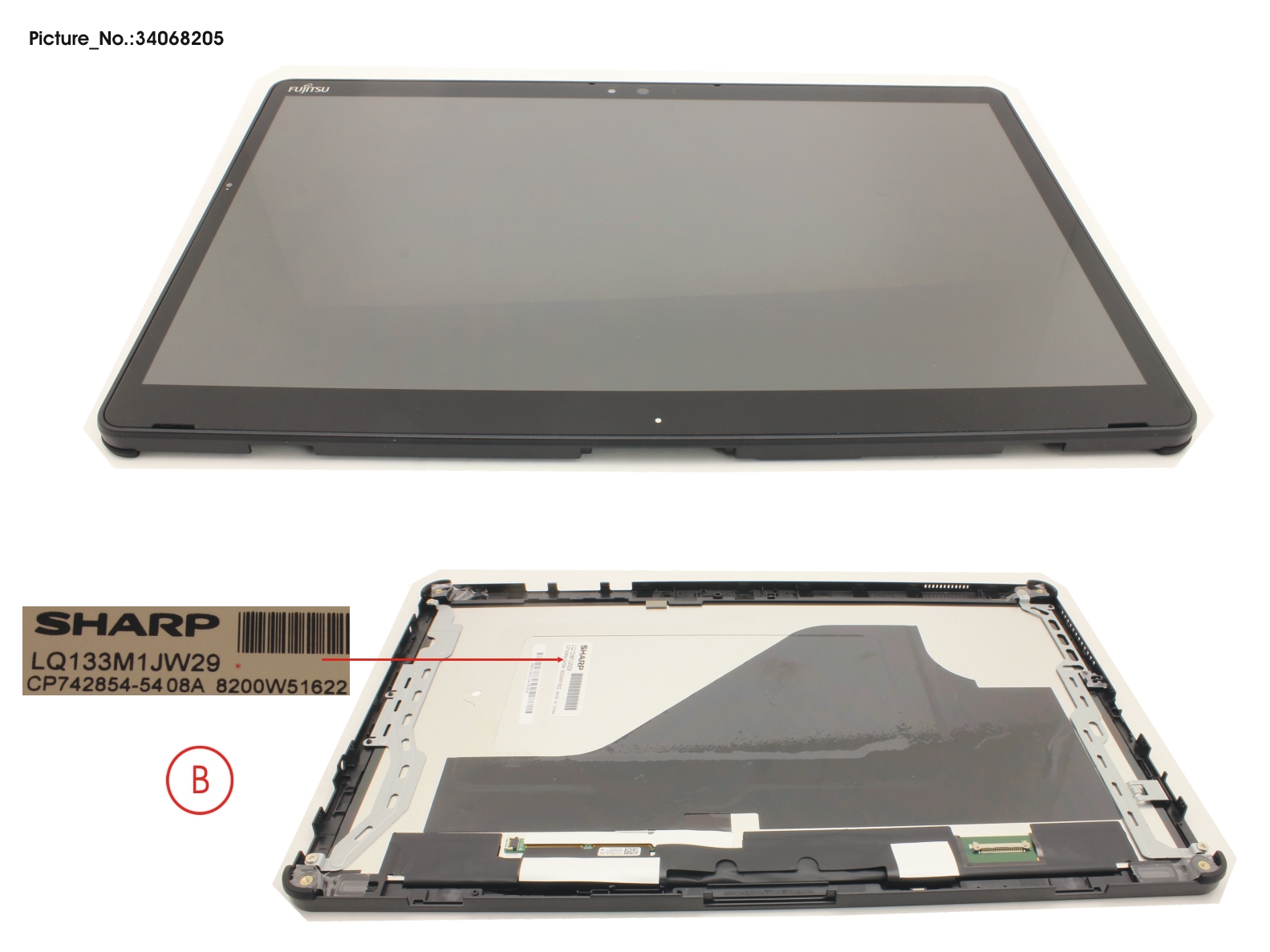 LCD ASSY,AG INCL.TP AND DIGI W/ SC