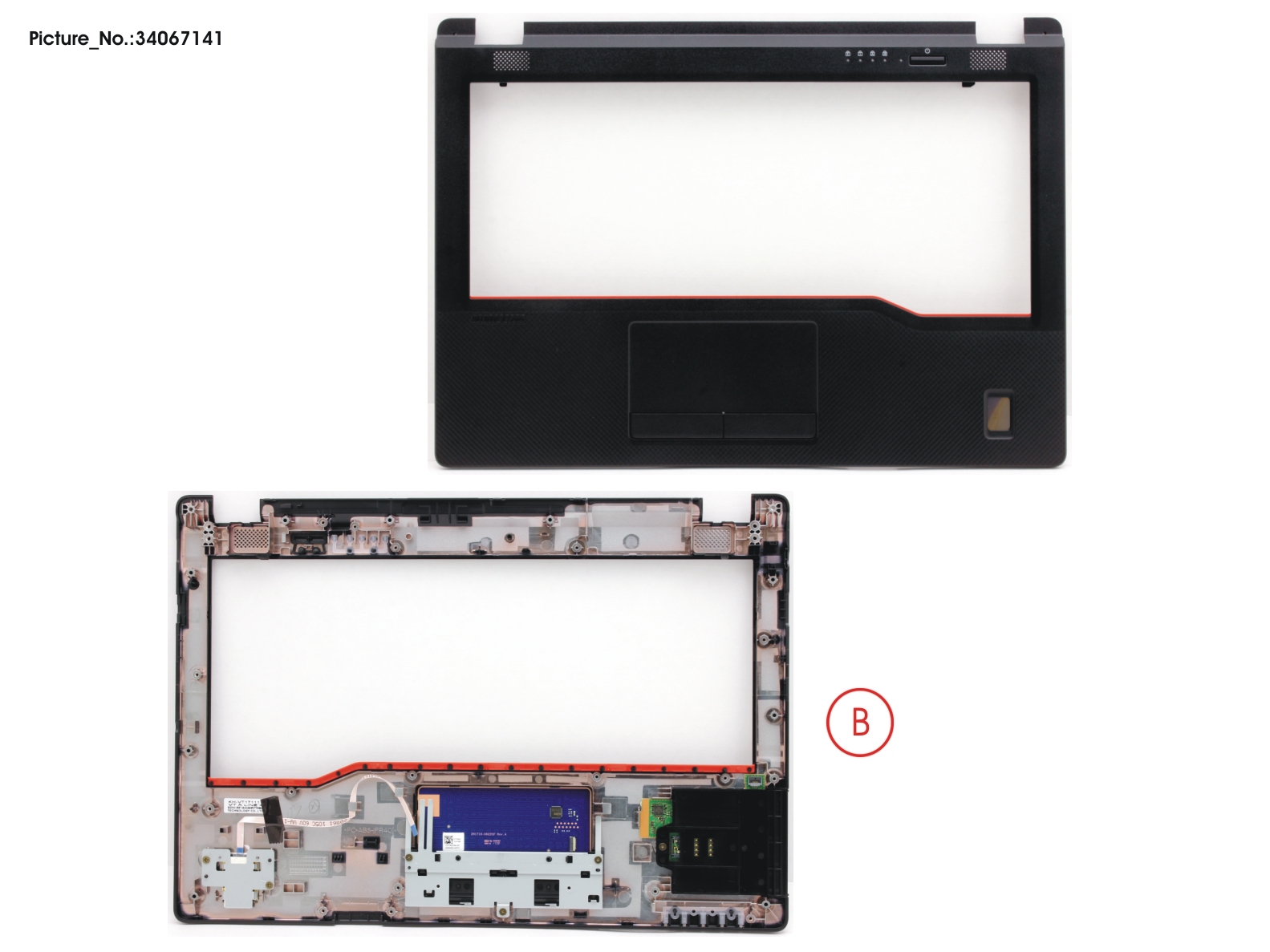 UPPER ASSY W/ SC, W/ FP