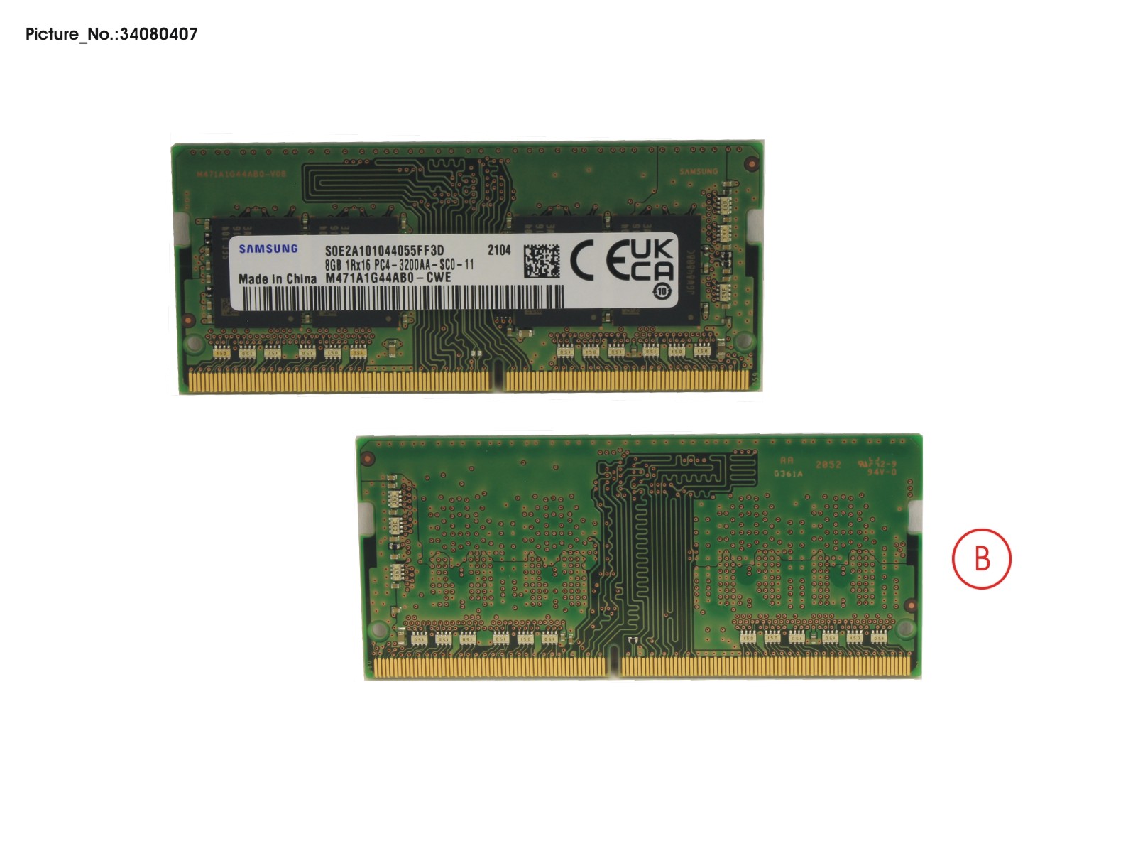 MEMORY 8GB DDR4-3200 SO