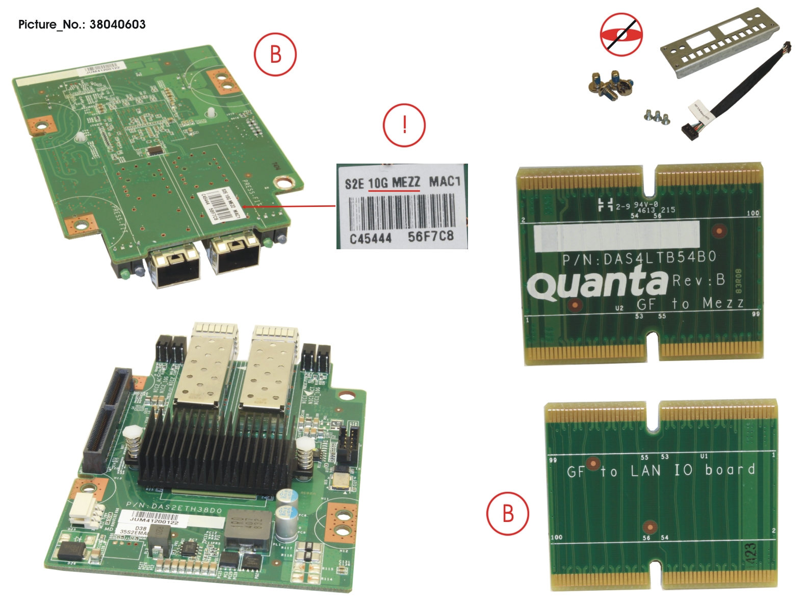 FUJITSU 10G MEZZ ASSY