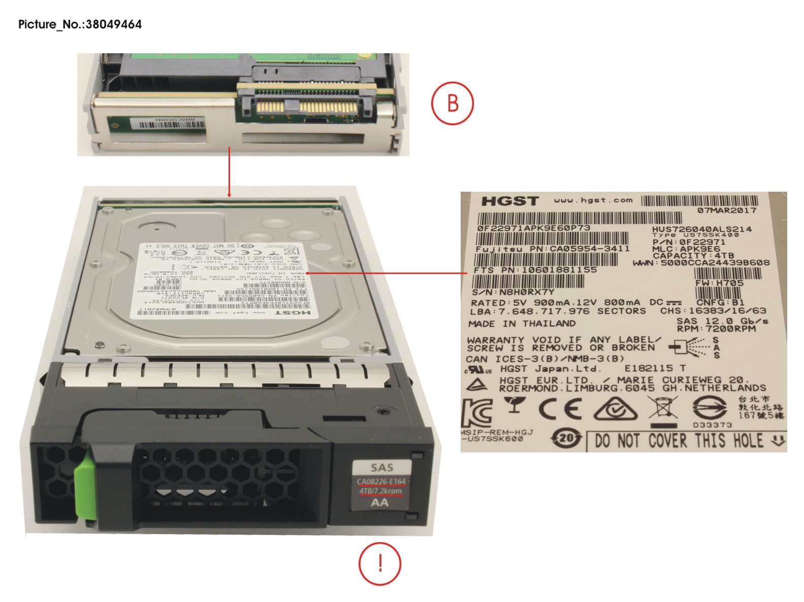 DX S4 HD DRIVE 3.5'  4TB 7.2K