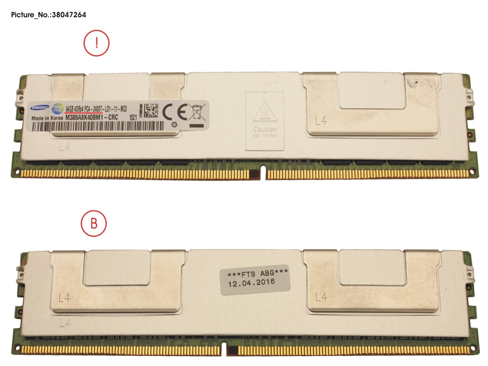 64GB (1X64GB) 4RX4 DDR4-2400 LR ECC