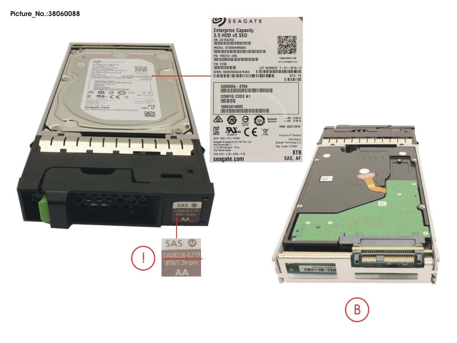 DX S3/S4 SED NLSAS 8TB 7.2 3.5 X1