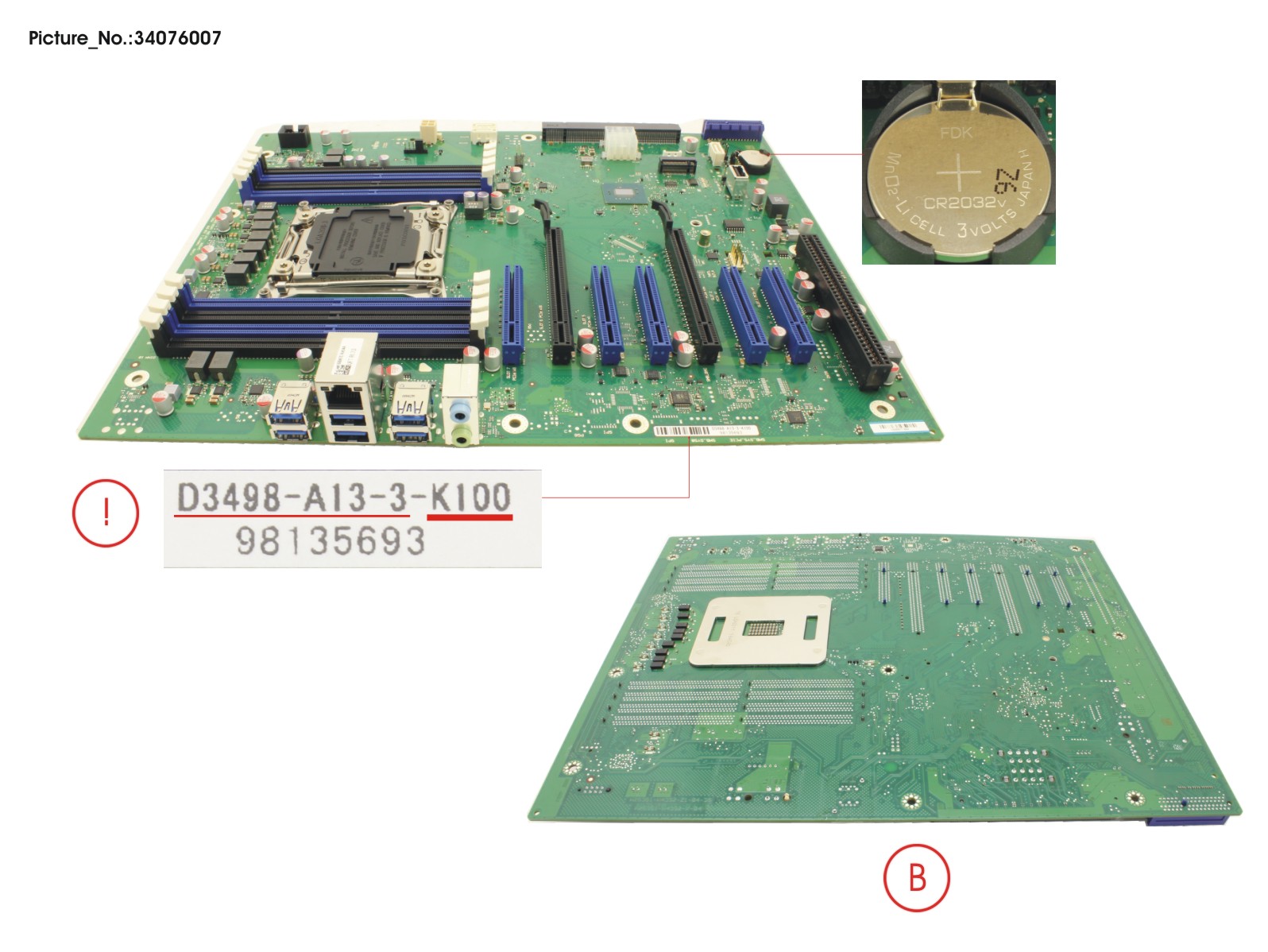 MAINBOARD D3498A