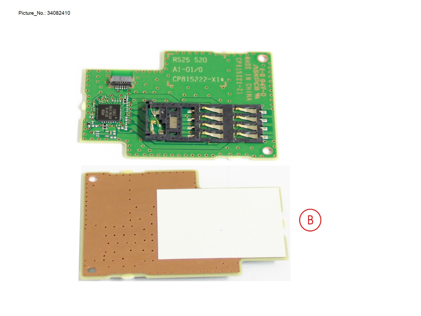 FUJITSU SUB BOARD, SMARTCARD