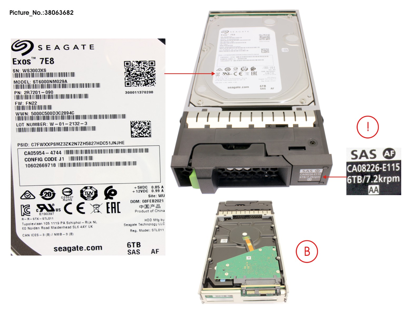 DX NLSAS HD DRIVE 3.5 6TB 7.2K