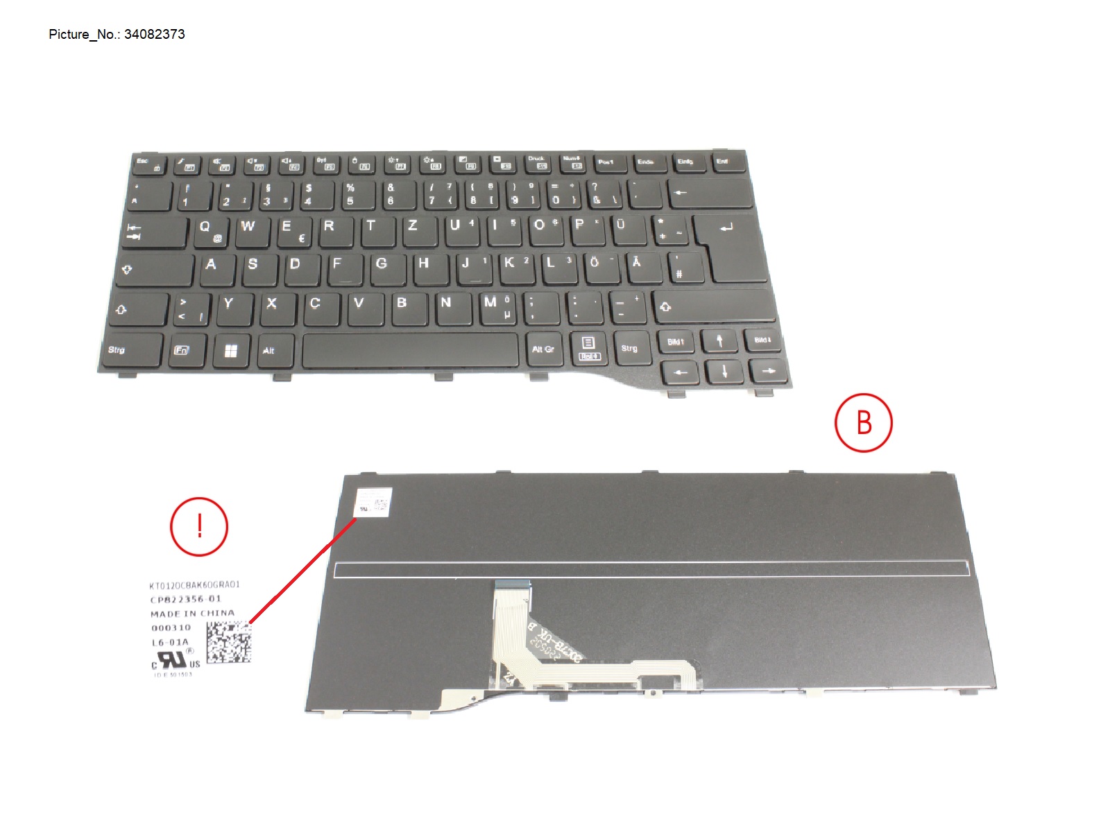 KEYBOARD BLACK GERMANY WIN11