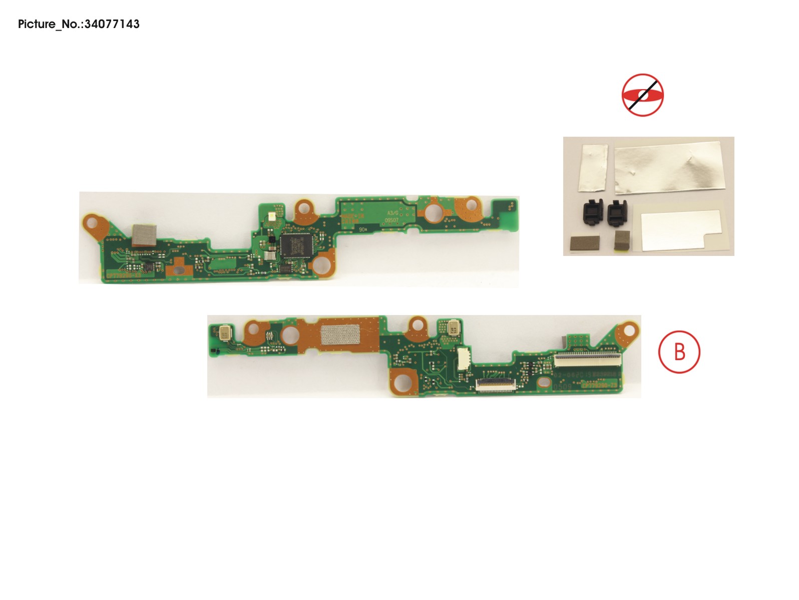 SUB BOARD, MIC (FOR LTE)