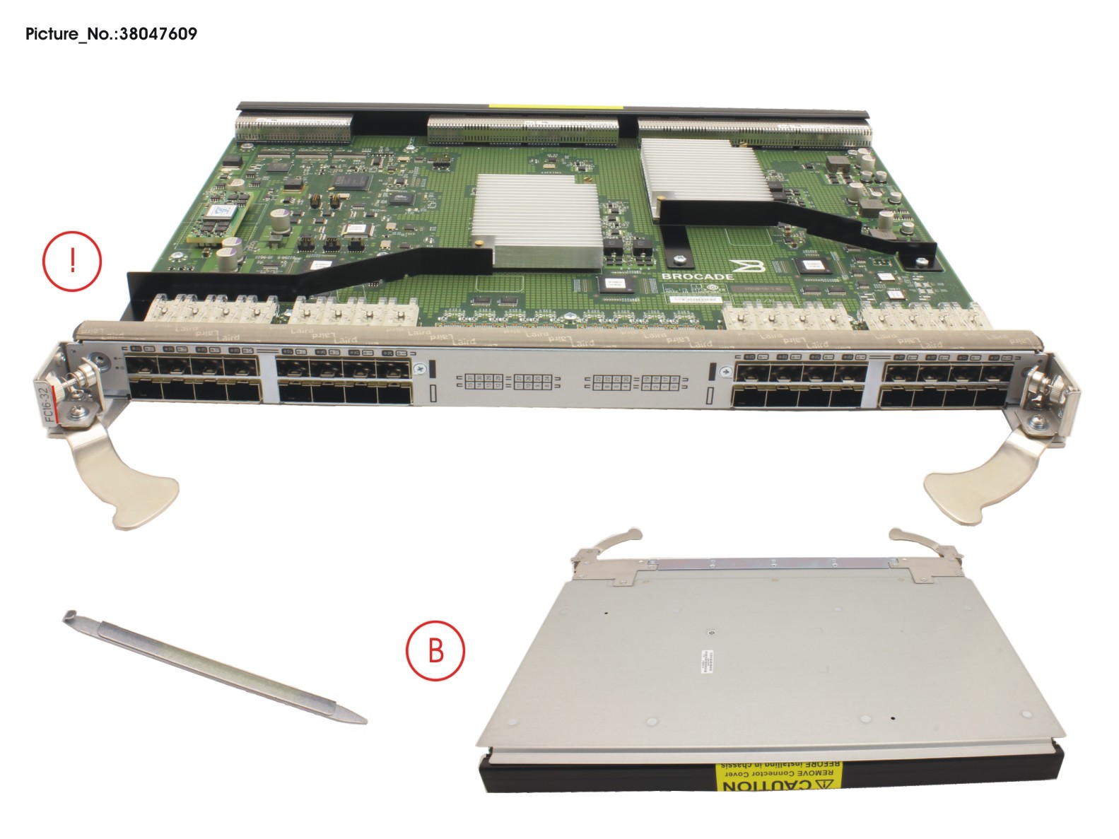 PORT BLADE,32P,DCX8510,0 SFP SPARES