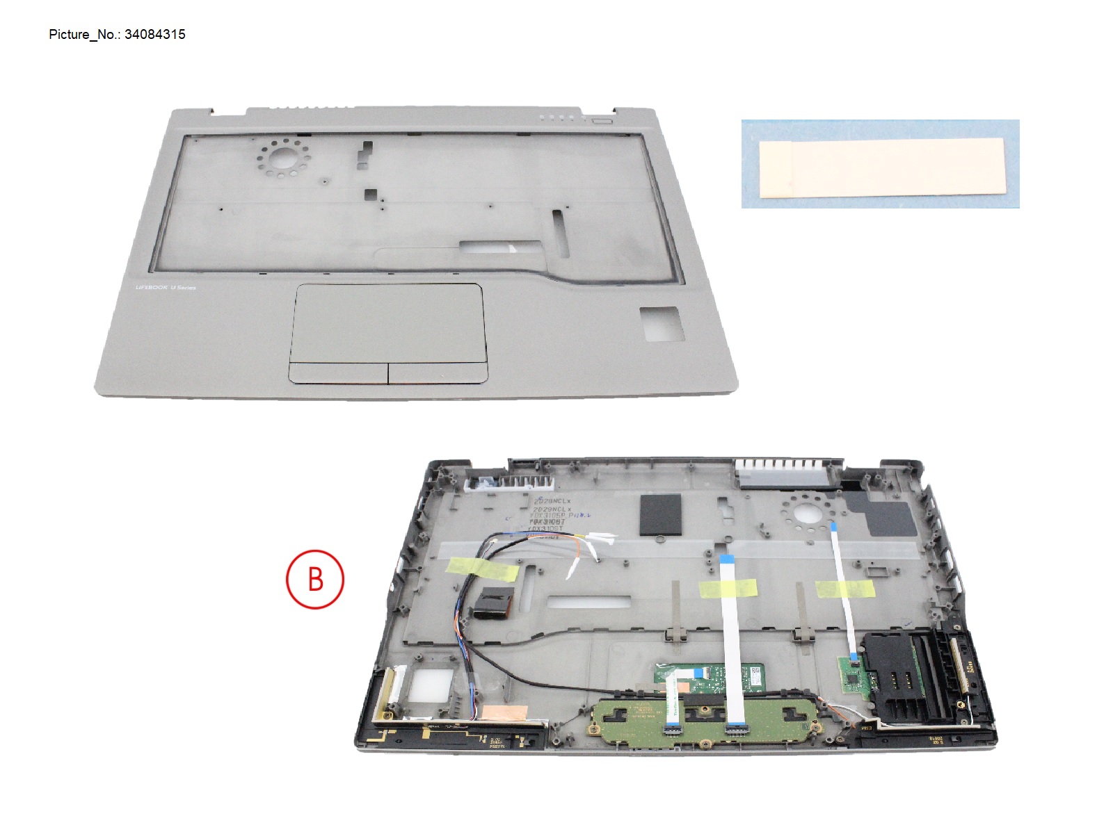 UPPER ASSY FOR SMARTCARD, PALM VEIN, FGS