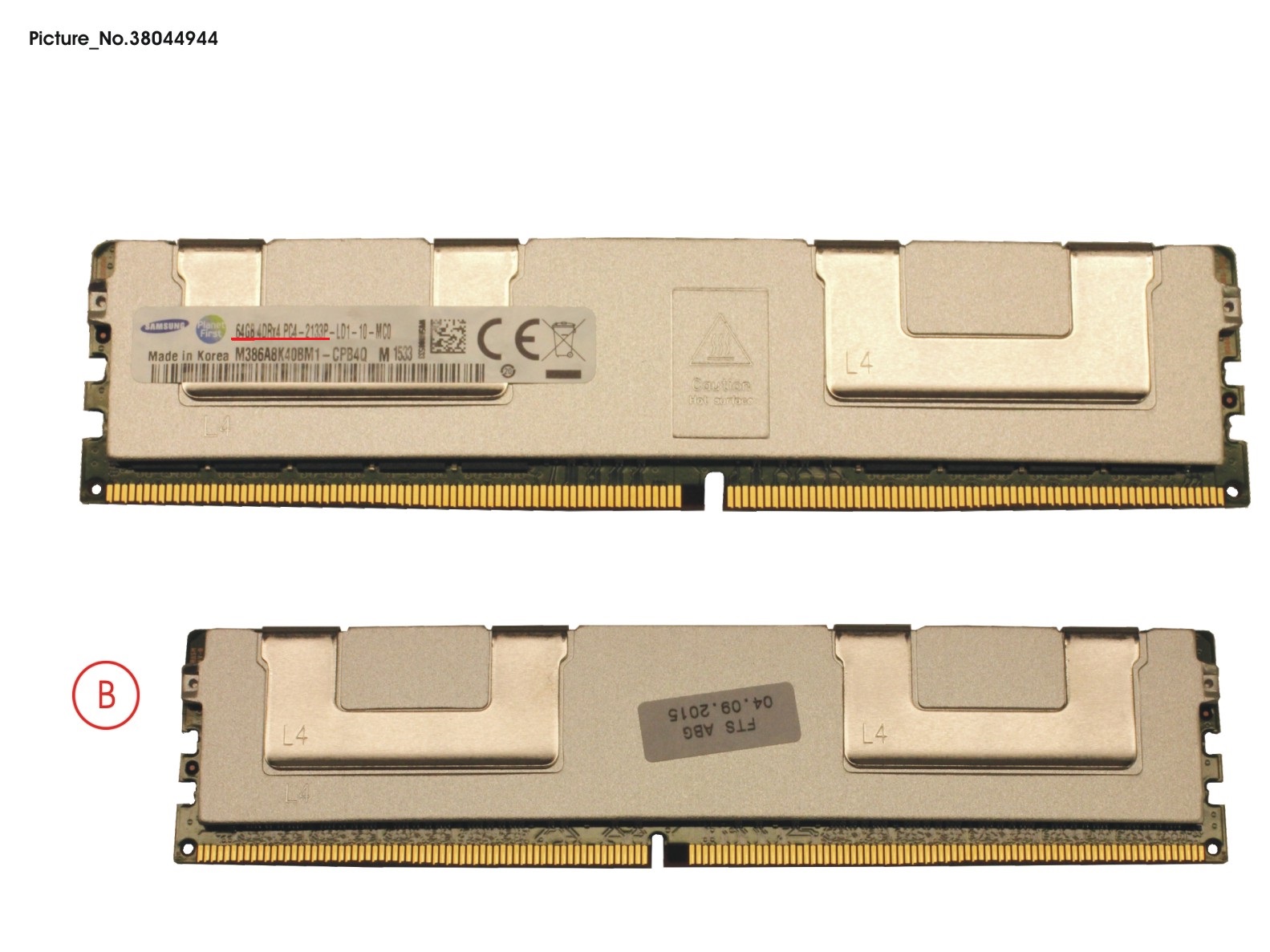 64GB (1X64GB)4RX4 DDR4-2133 LR ECC