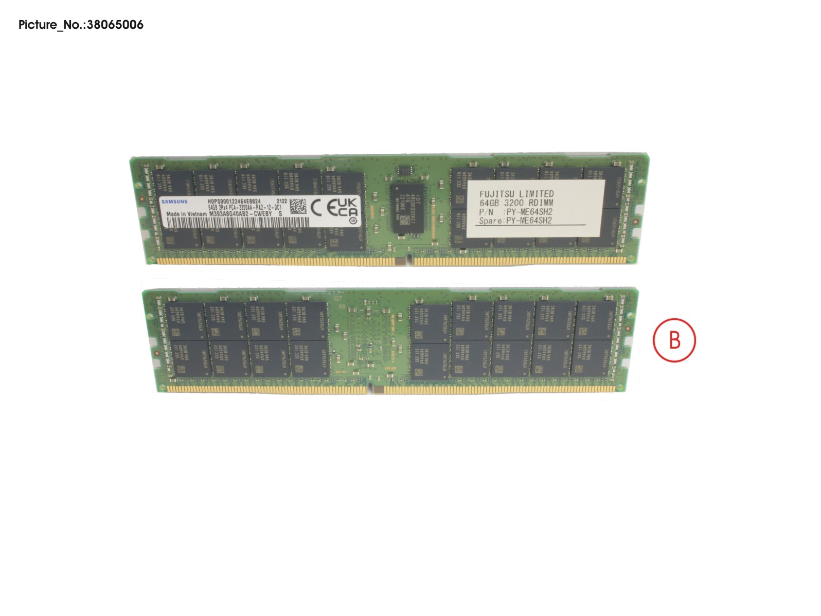 DDR4 3200 RDIMM 2RX4 64GB DDR4 3200 RDIMM 2RX4 64GB