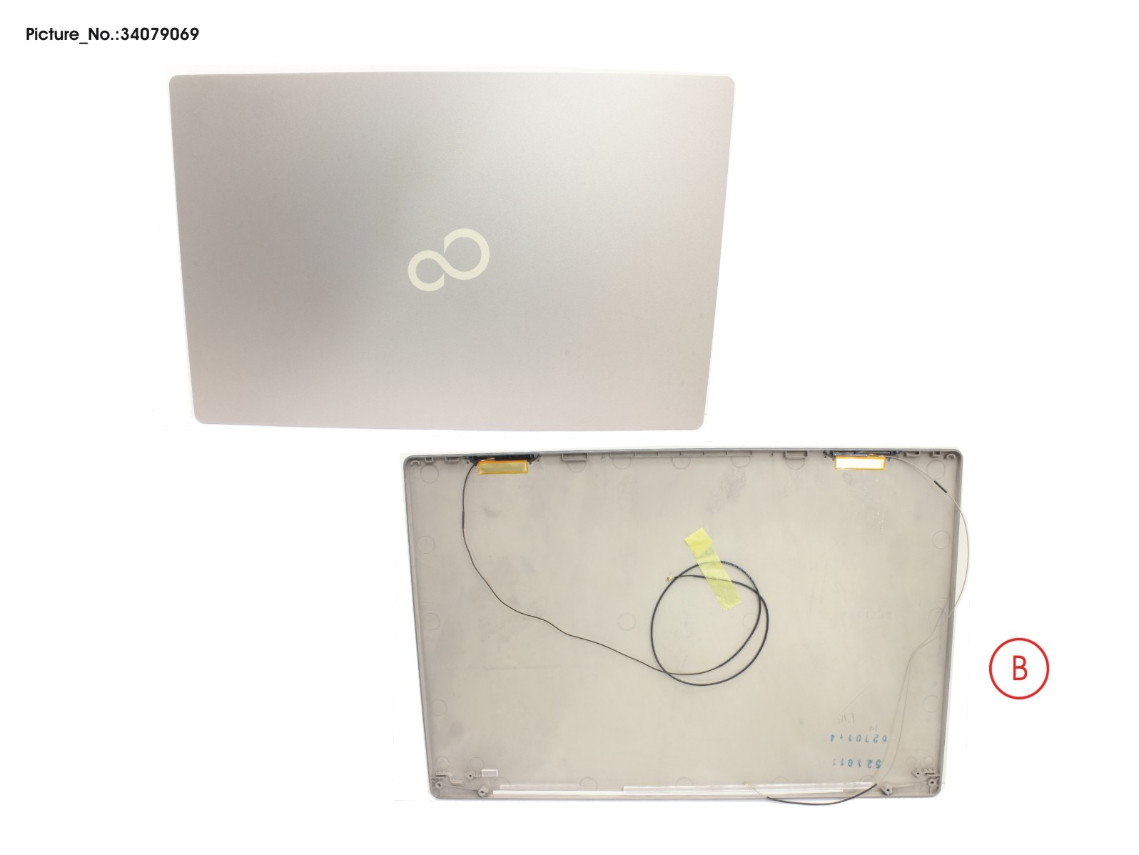 LCD BACK COVER ASSY (W/ EPRIV)
