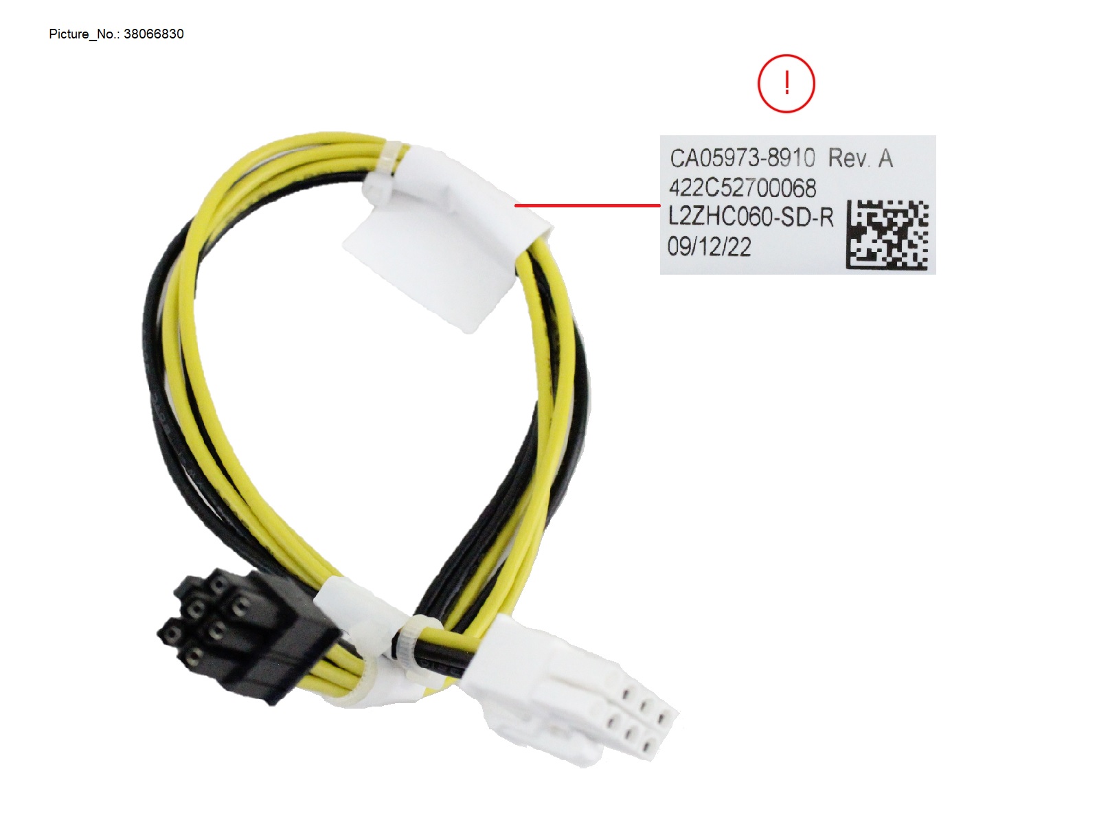 POWER CABLE (NVIDIA CARD TO MB)