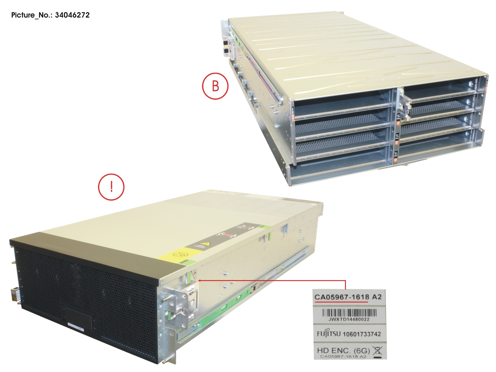 DX S3 HD-DE ENCL. 500/600  WO PSU/IOM 6G DX S3 HD-DE ENCL. 500/600  WO PSU/IOM 6G