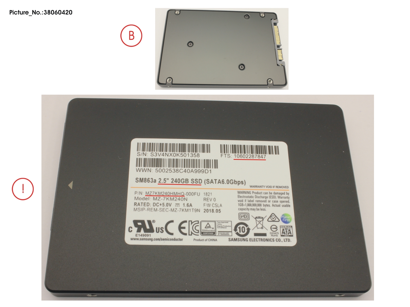 SSD S3 240GB 2.5 SATA (7MM)