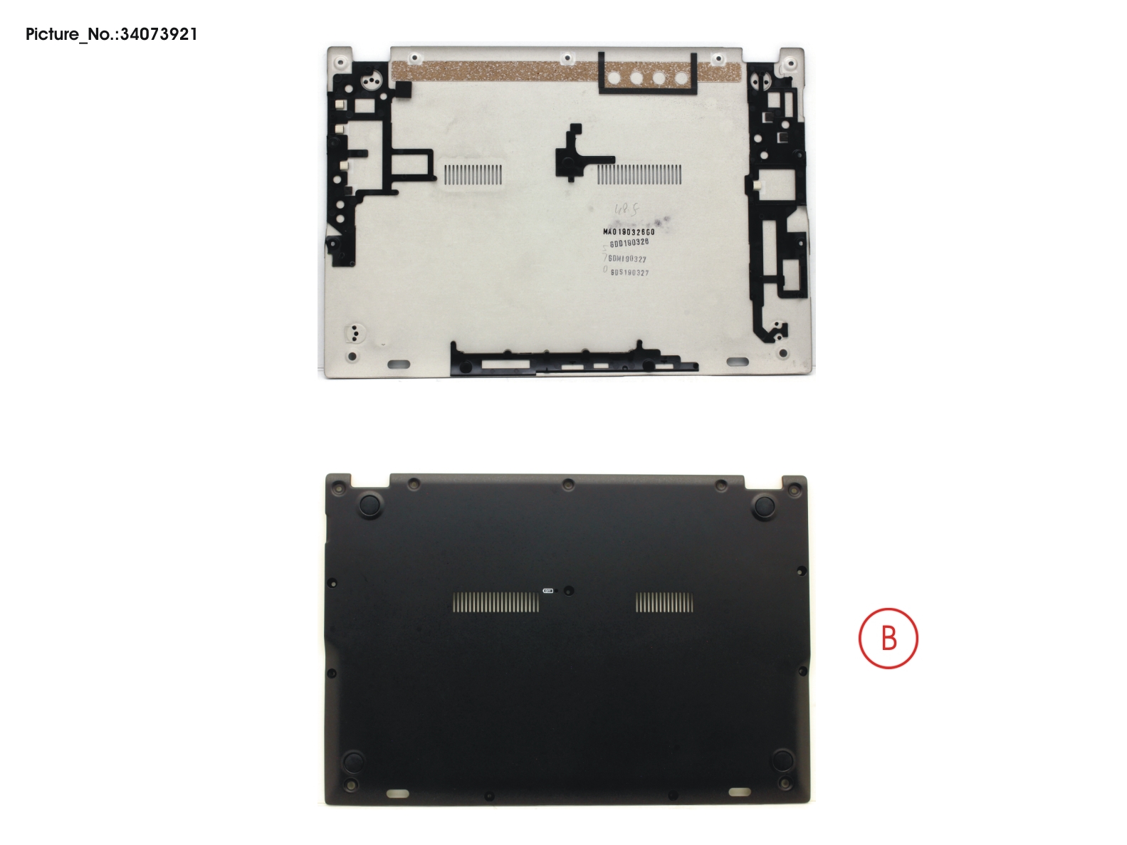 FUJITSU LOWER ASSY (BLACK)