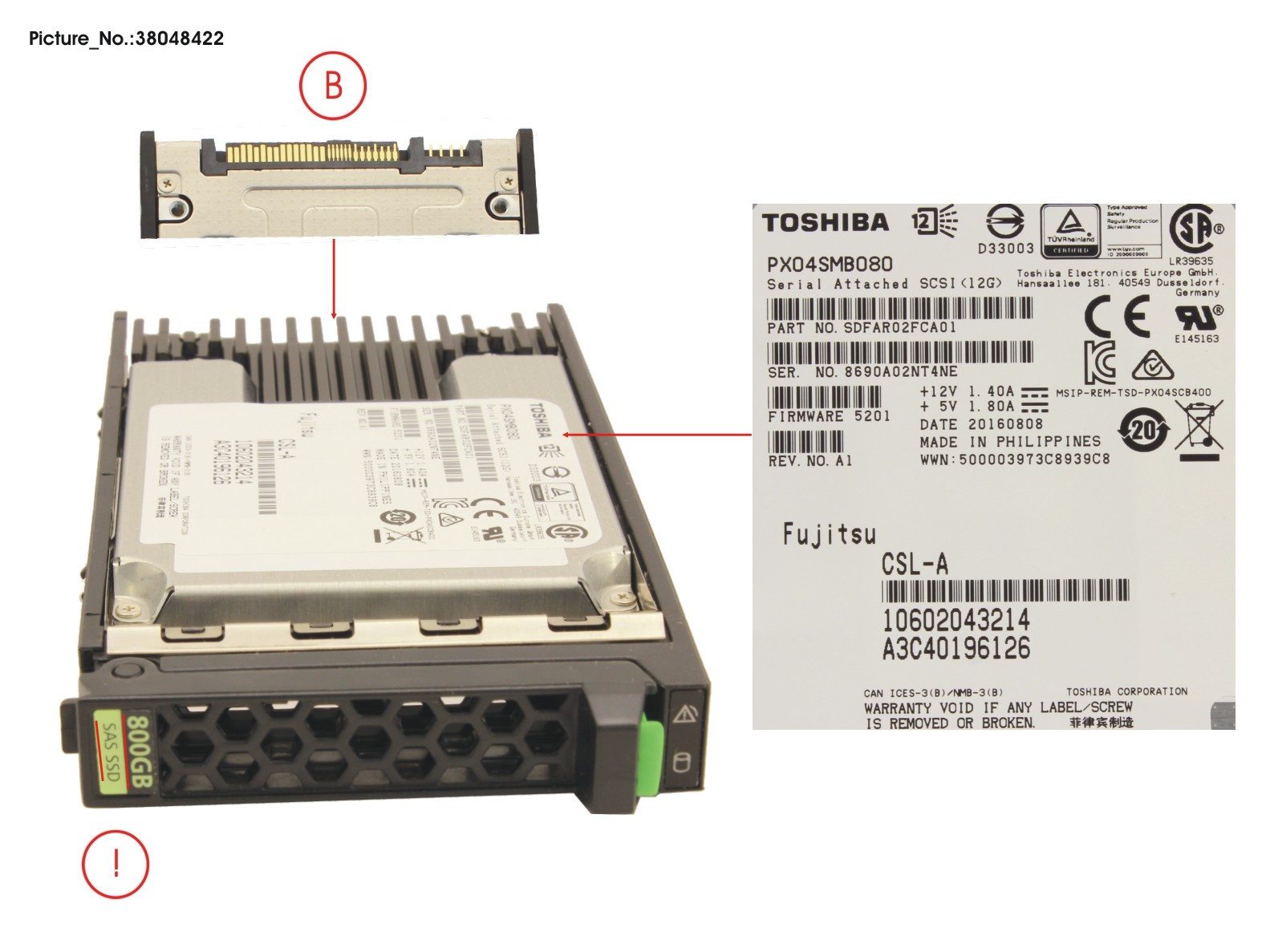 SSD SAS 12G 800GB WRITE INT. 2,5"