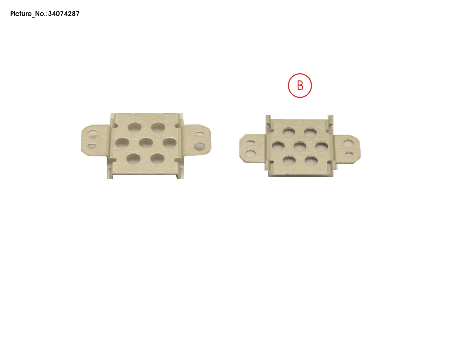 BRACKET FOR FINGERPRINT (WLAN MOD.)