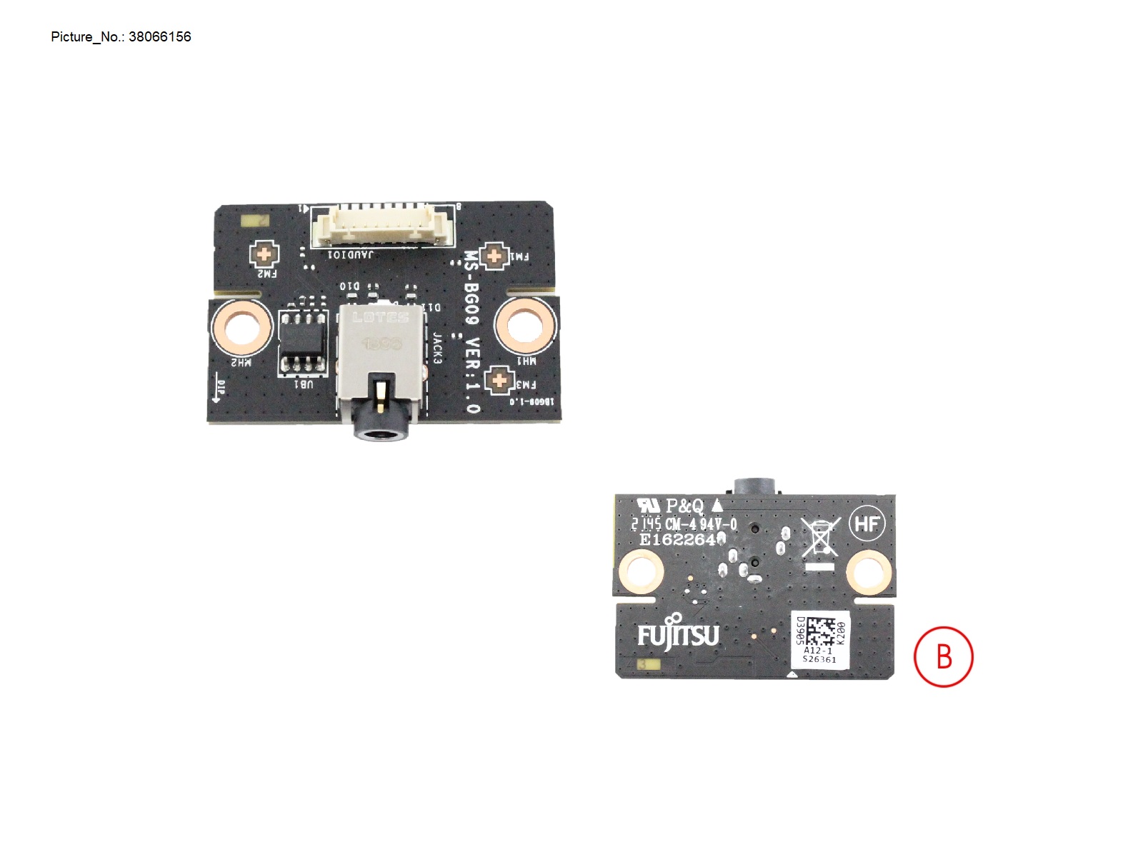 I/O ADD-IN PORT AUDIO JACK