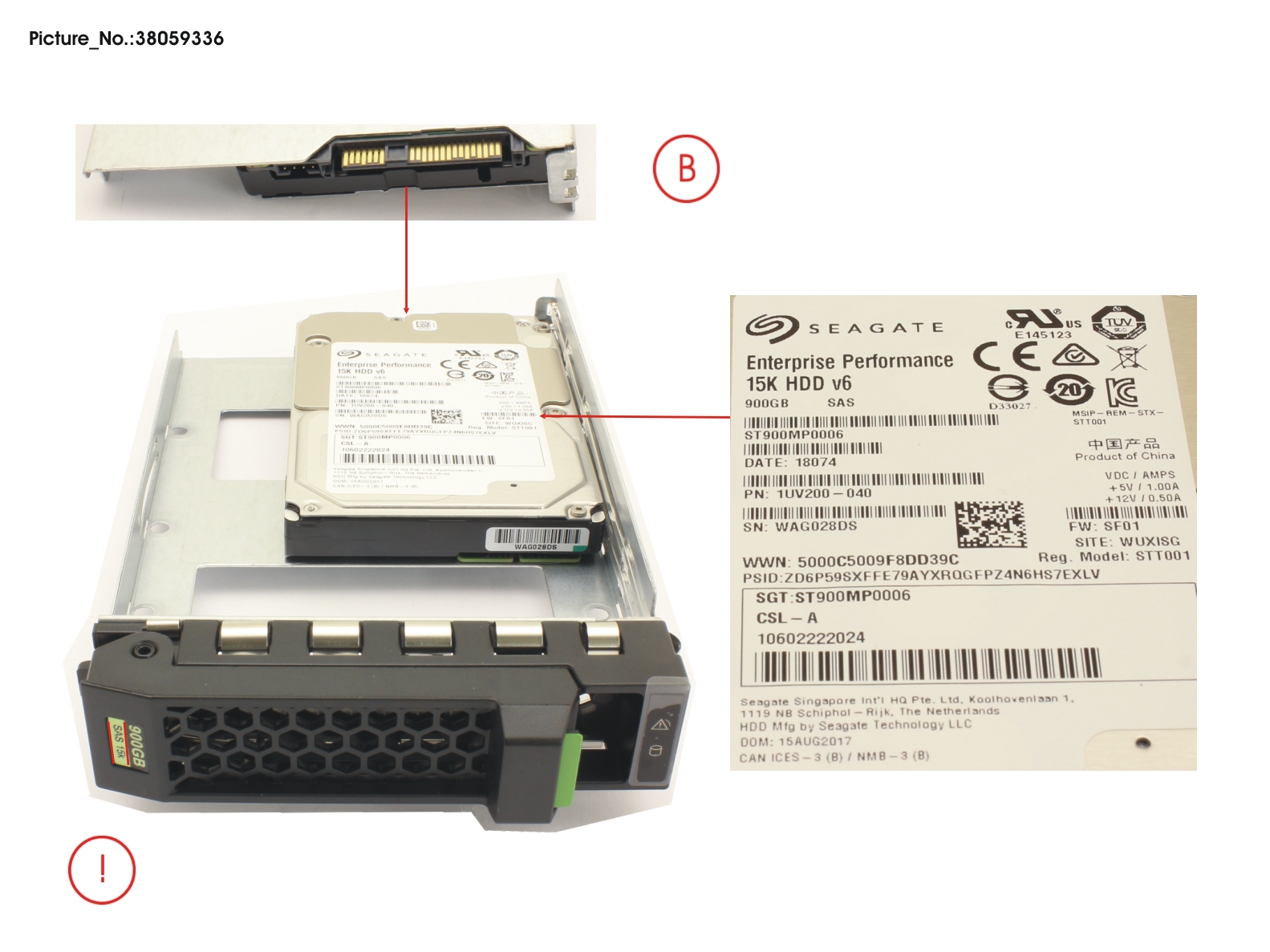 HD SAS 12G 900GB 15K HOT PL 3.5 EP