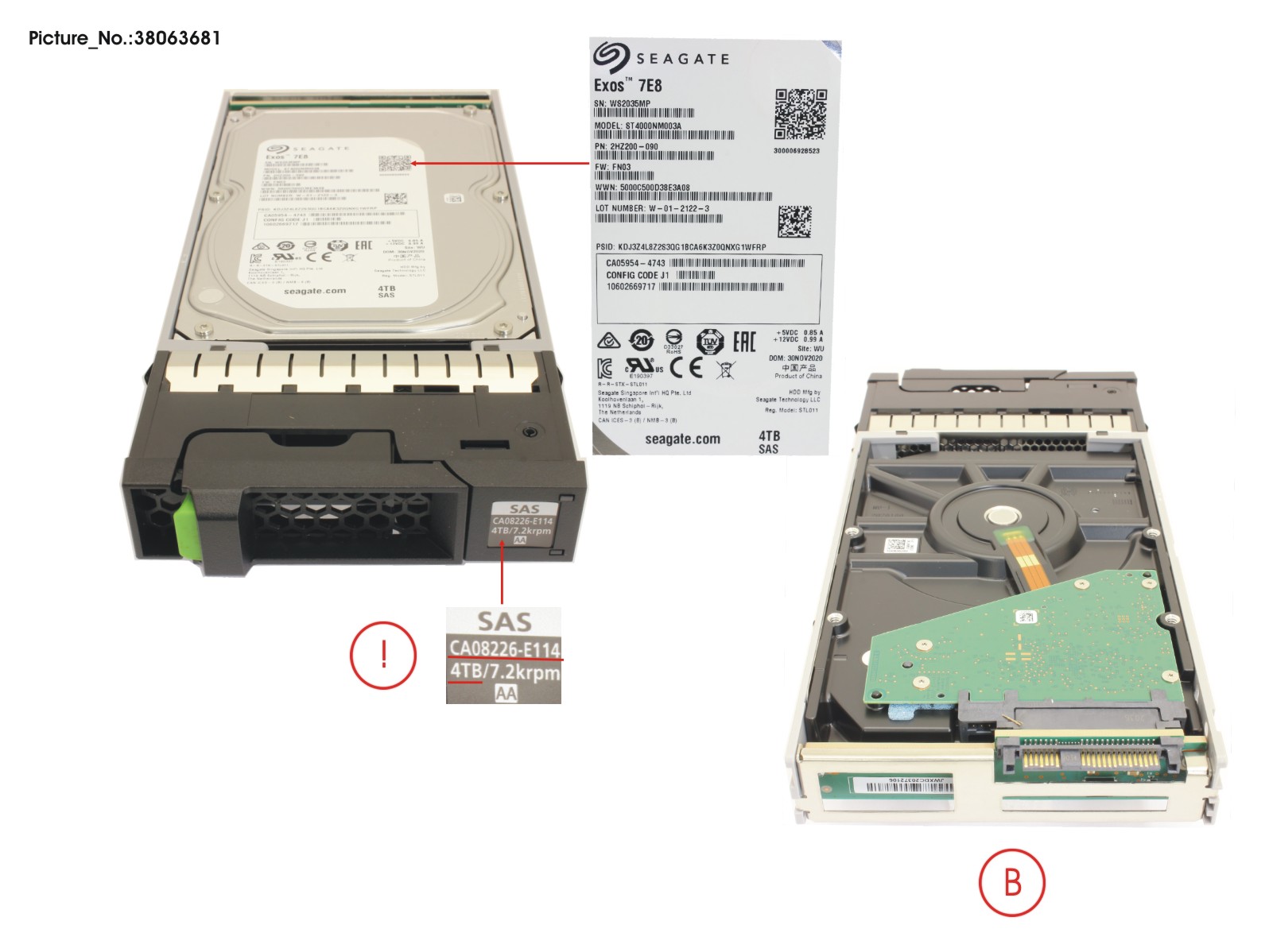 DX NLSAS HD DRIVE 3.5 4TB 7.2K